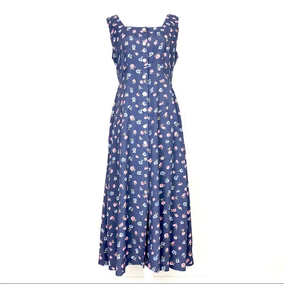 Robbie Bee Dresses & Skirts - Robbie Bee Button Front Floral Midi Dress 4